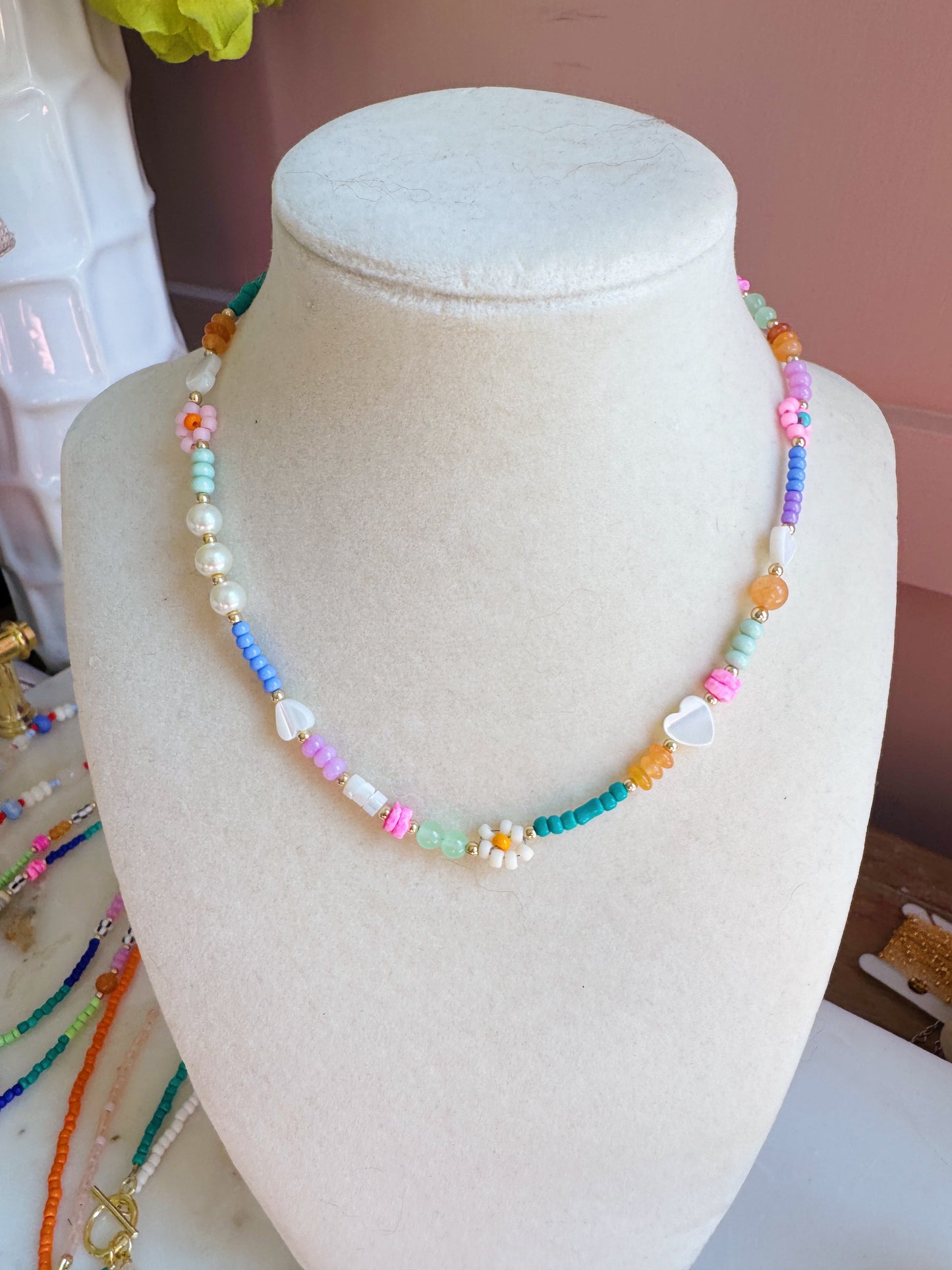 Daisy Confetti Necklace