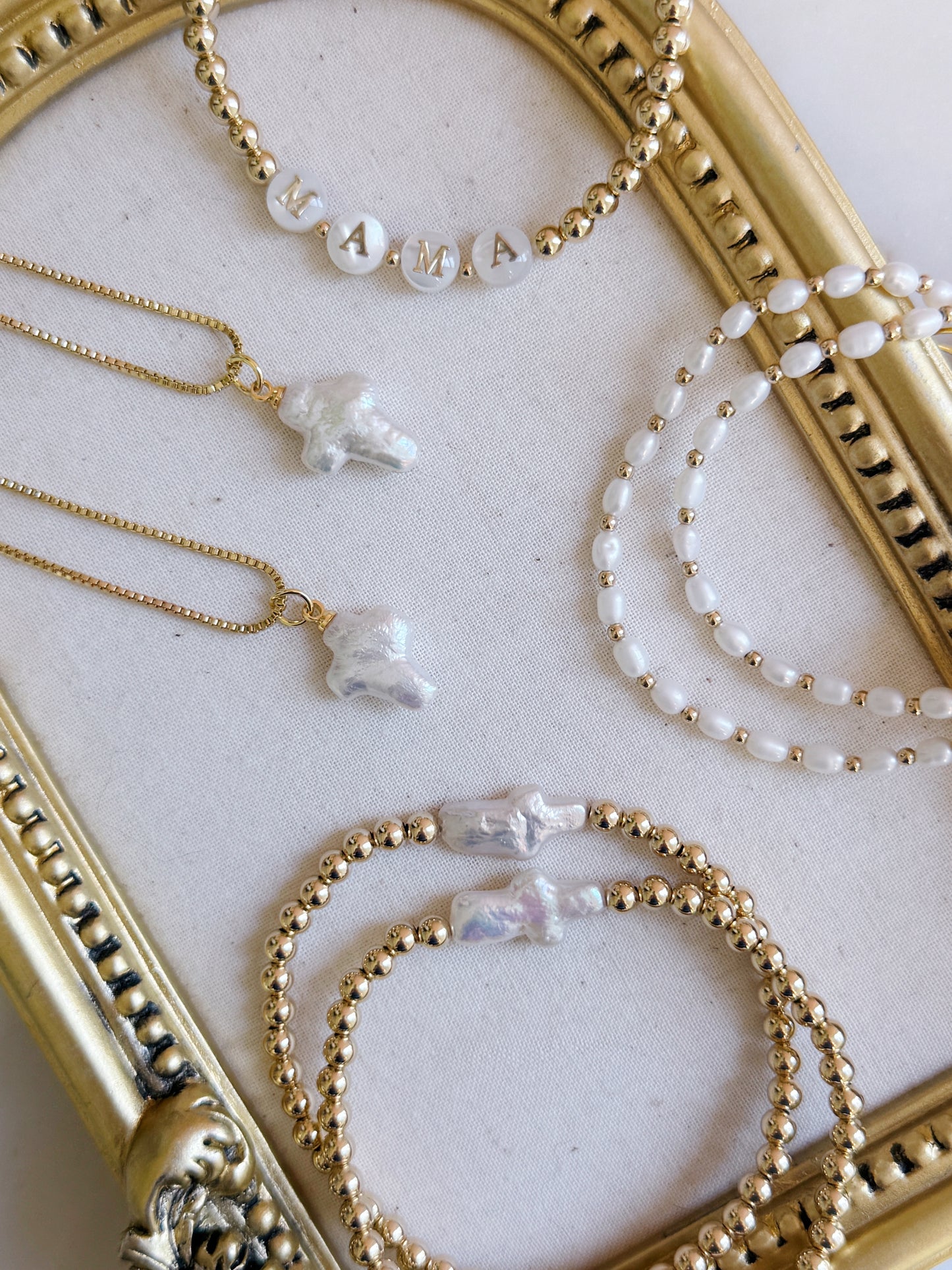 Pearl Cross Necklace