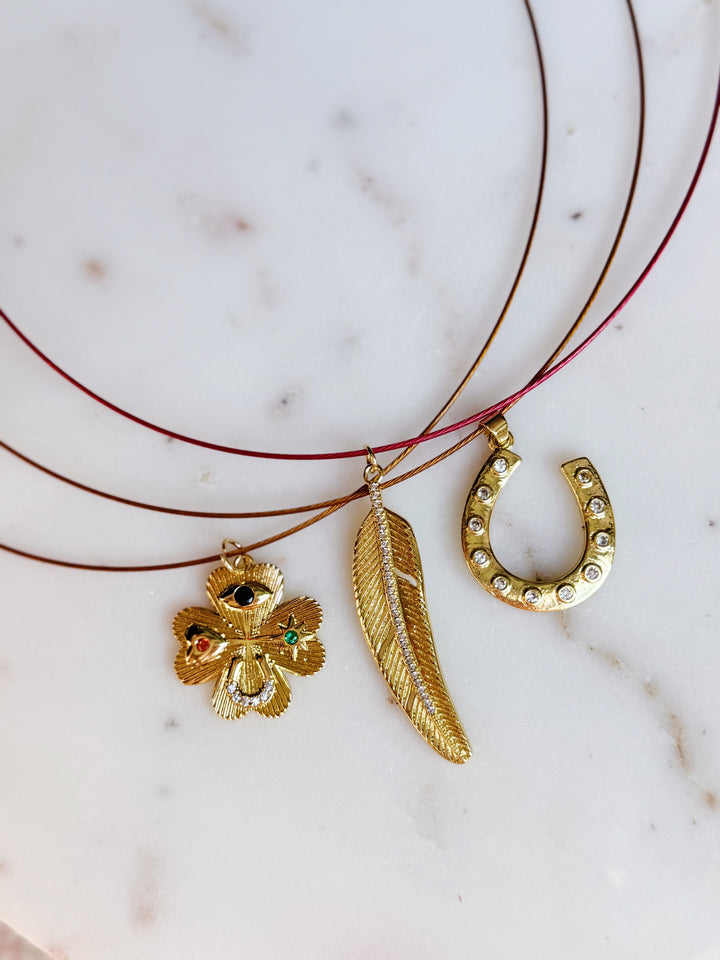 Bangle Charm Necklace