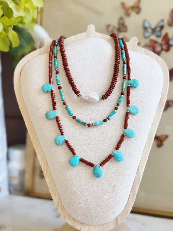 Red Jasper Pearl