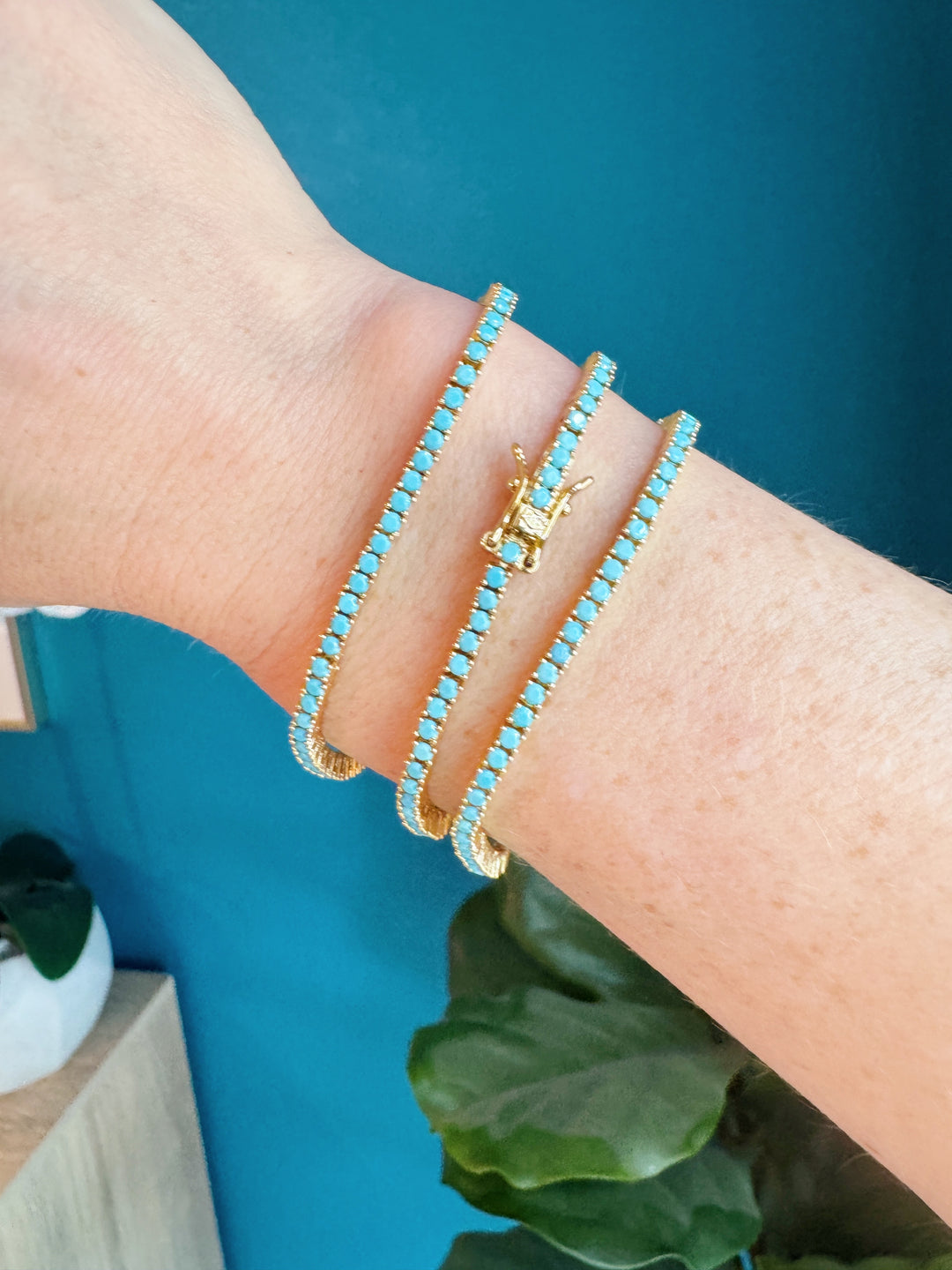 Turquoise Tennis Bracelet