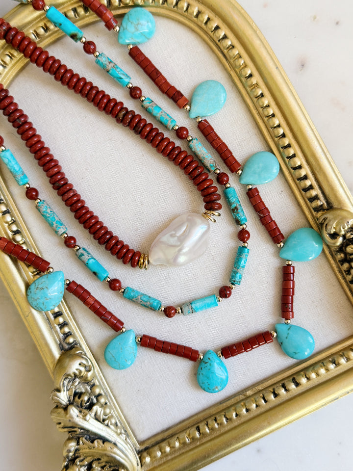 Red Jasper Pearl