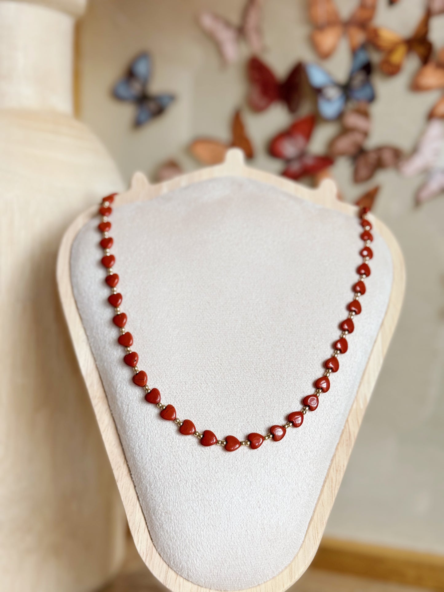 Red Jasper Heart