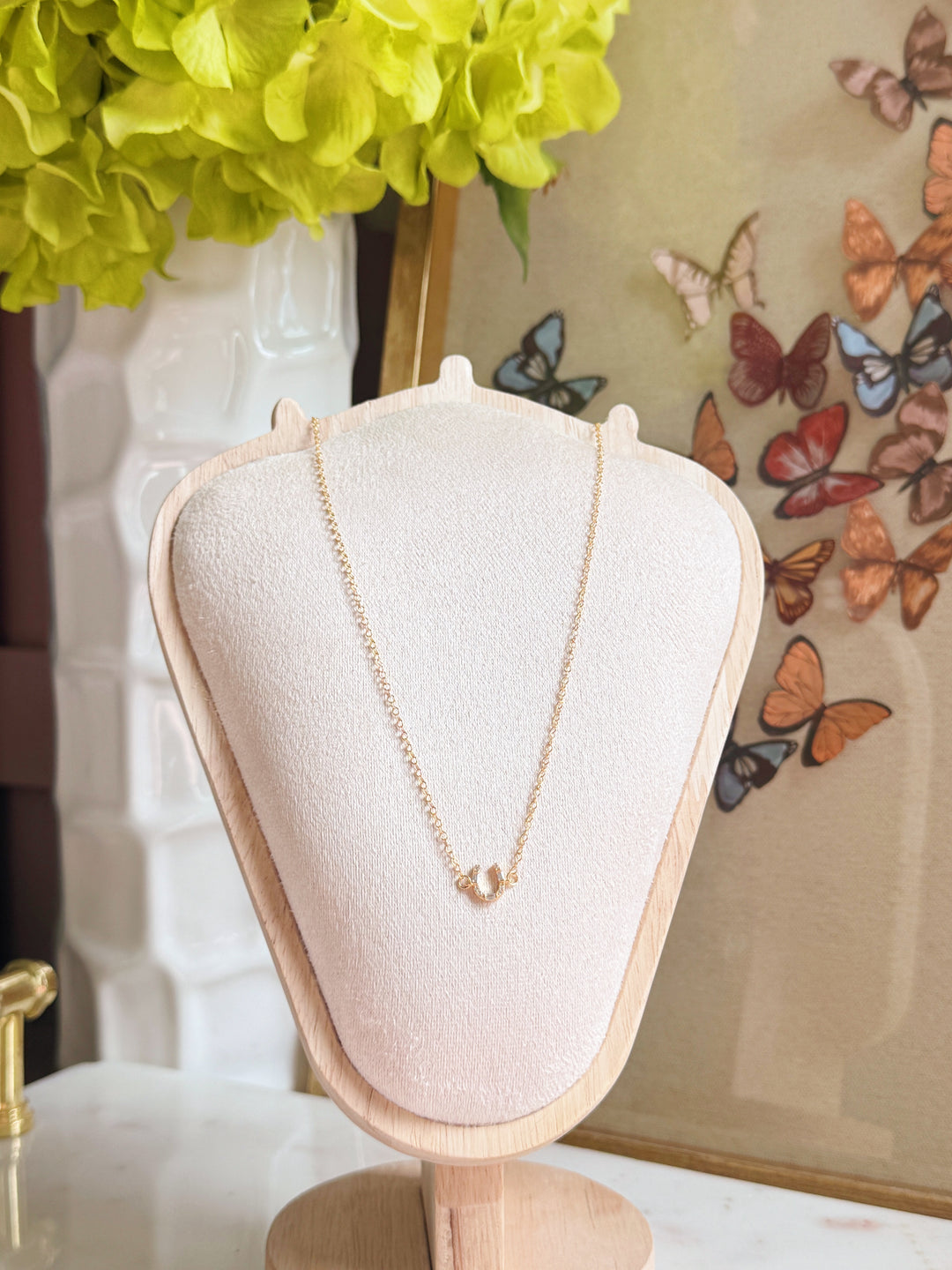 Lucky Lady Horseshoe Necklace