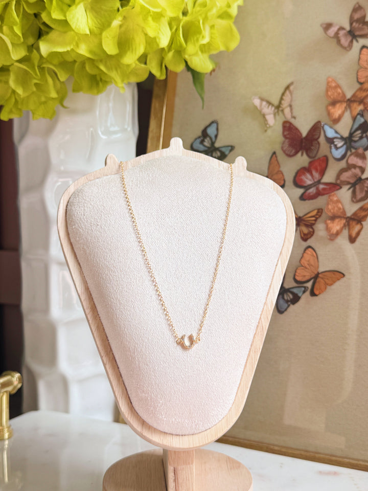Lucky Lady Horseshoe Necklace