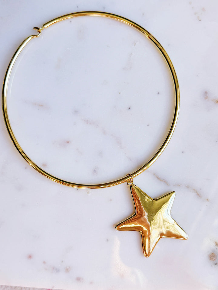 Star Bangle Necklace