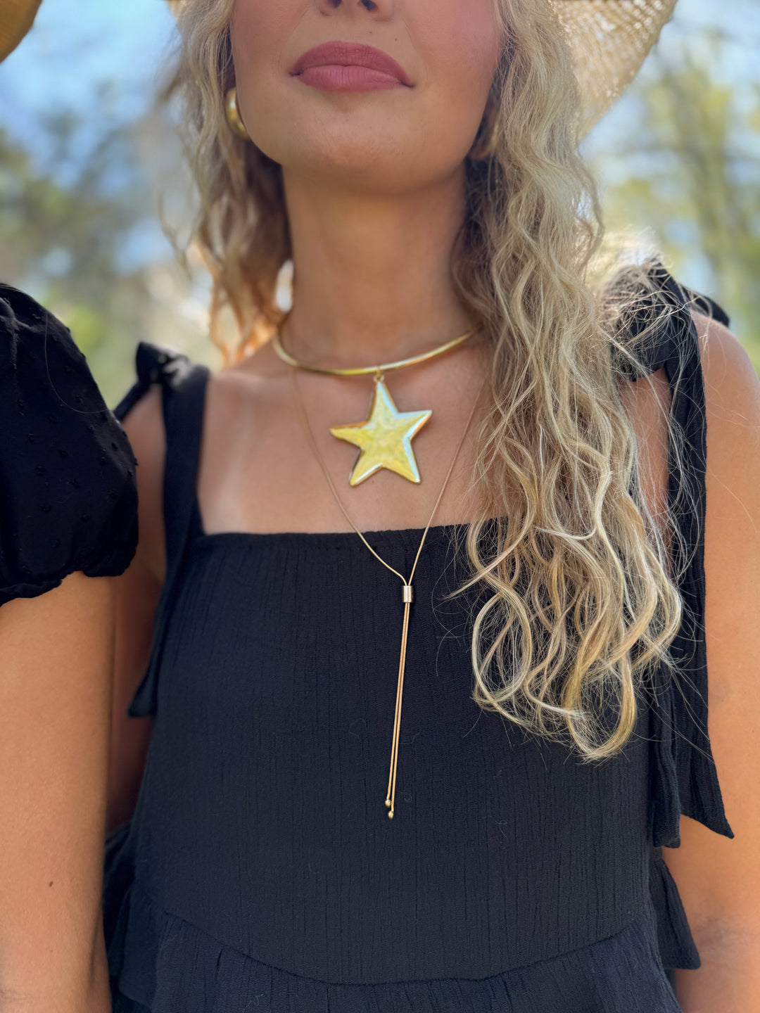 Star Bangle Necklace