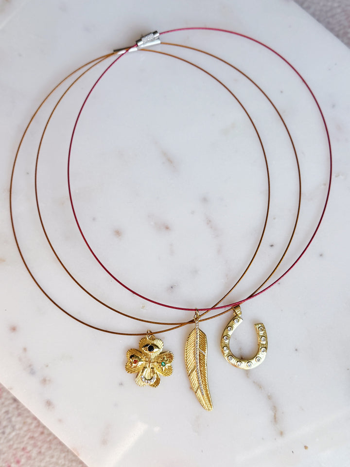 Bangle Charm Necklace