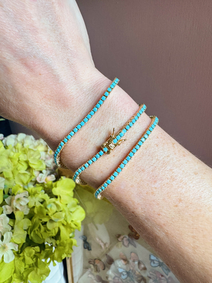 Turquoise Tennis Bracelet