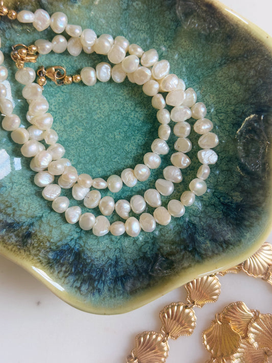 Chip Pearl Bracelet