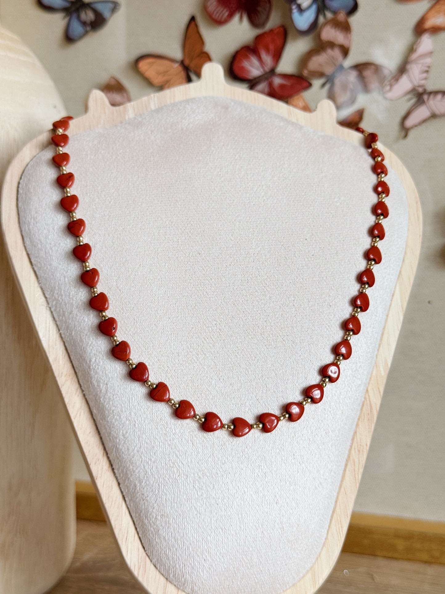 Red Jasper Heart
