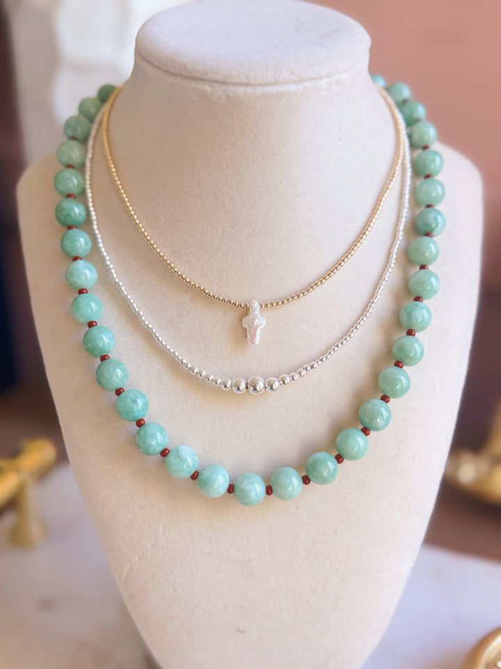 Tiny Pearl Cross